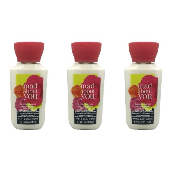 Bath & Body Works Mad About You Daily Body Lotion - 3 fl oz / 88 ml x 3 - Picture 1 of 3